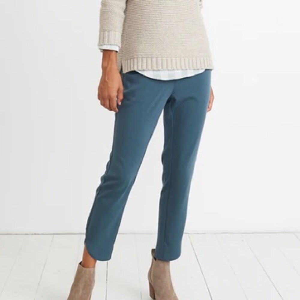 Marine Layer Allison Pants Green Gables Color